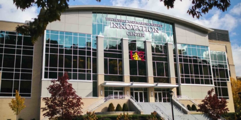 Rendering of the front of the Innovation Center