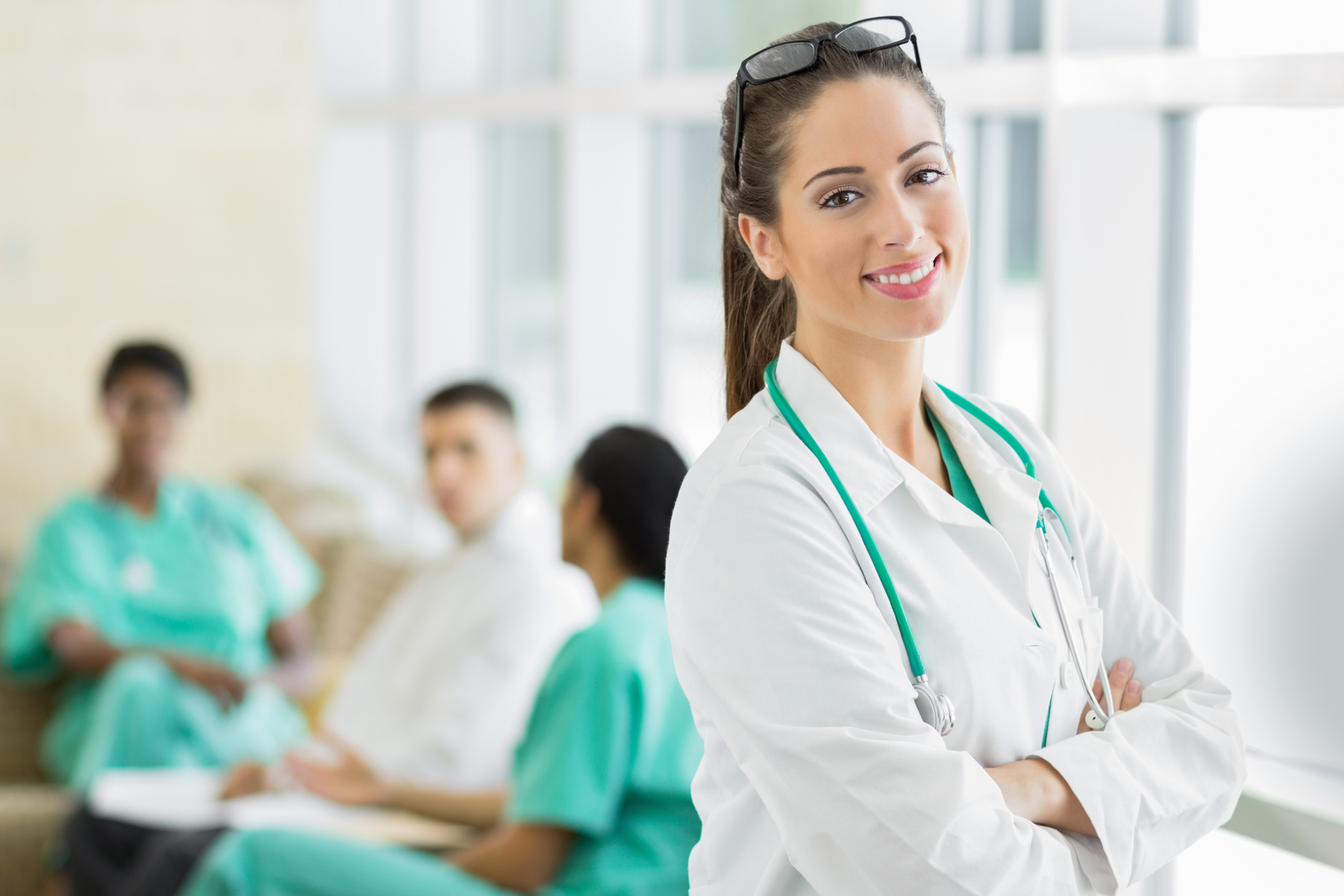 Nurse in hallway