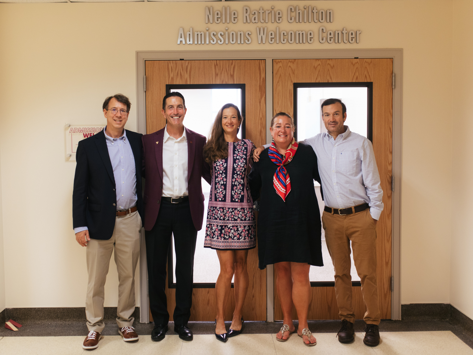 New Admissions Center Honors Nelle Ratrie Chilton University of Charleston