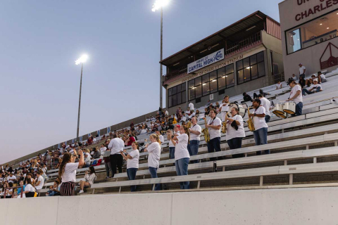 UC Band In Stands